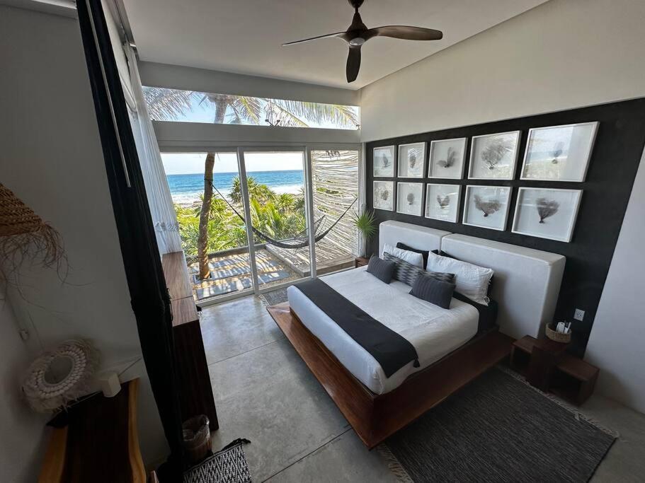 Tulum Beachfront Villa I'Ik By Casa Xuul Тулум Екстериор снимка