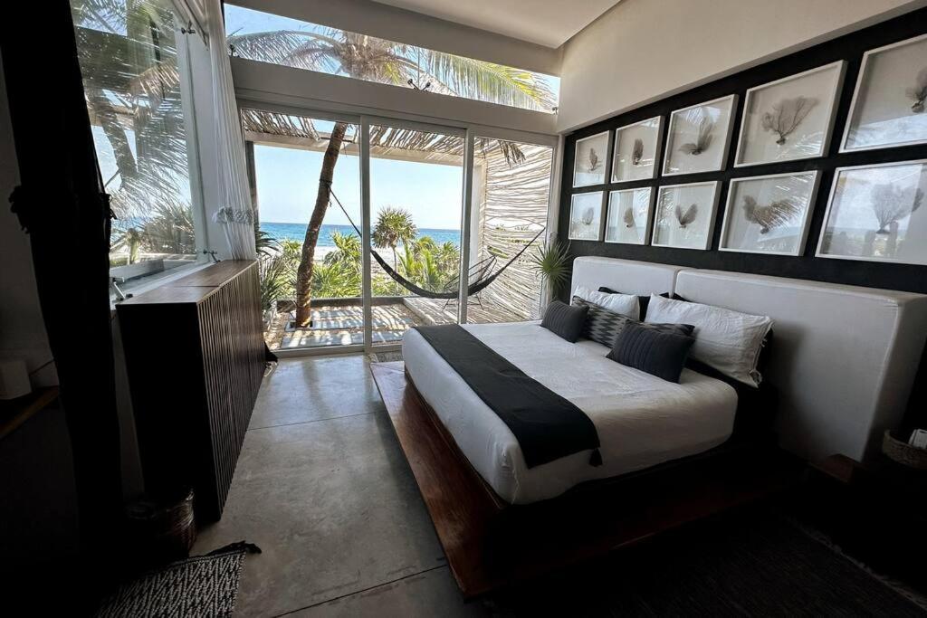 Tulum Beachfront Villa I'Ik By Casa Xuul Тулум Екстериор снимка