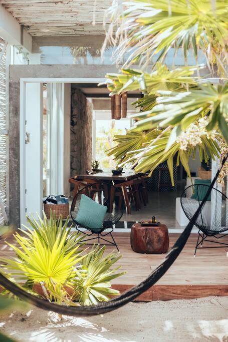 Tulum Beachfront Villa I'Ik By Casa Xuul Тулум Екстериор снимка