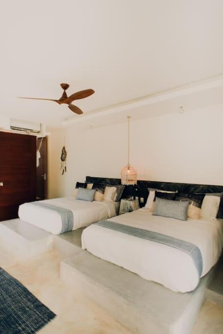 Tulum Beachfront Villa I'Ik By Casa Xuul Тулум Екстериор снимка